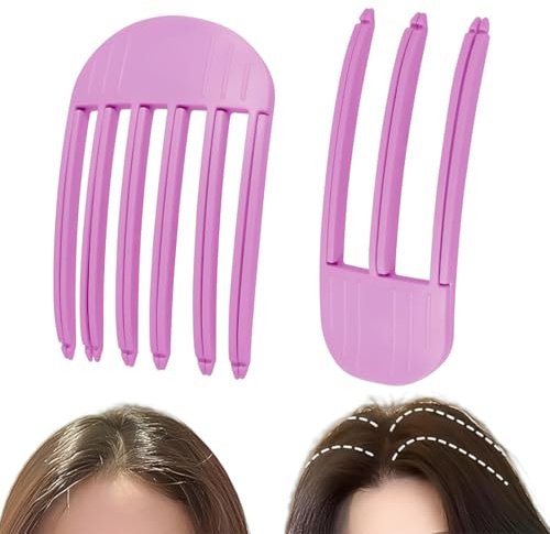 ZZHBOO 2 Pièces Barrettes à Cheveux pour Volume Racinaire, Accessoires Coiffure Haute Couronne, Pinces de Styling pour Frange et Cheveux Épais, Outil de Beauté Quotidien