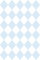 Dandino Tapete Kinder Rautenmuster, Blau