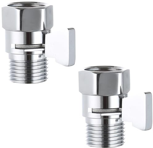 XVL Dusche Absperrventil Wasseranschluss pt02 F Brass Handle chrome