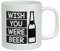 Shopagift Wish you were Beer Funny White 10oz Novelty Gift Mug Cup