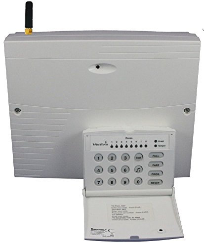 Veritas R8 Wired Alarm Control Panel with SMS/CALL GSM Dialler and LED Keypad