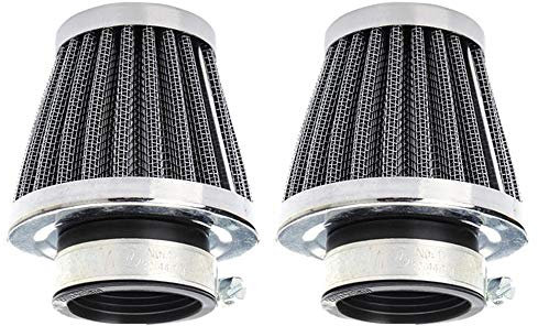 Mintice 2 X 50 Millimetri Mini Cono Motore dell'automobile Universale Fredda Presa d'Aria Filtro Turbo Pulita sfogare Veicolo