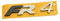 Seat 5FE853670AUTZ Schriftzug FR4 Logo Formula Racing Aufkleber Tuning Emblem grau-metallic matt