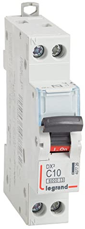 InterruptorAutomatico DPNDX3 1+N 10ALegrand 407726 1 modulo