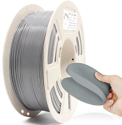 Reprapper 95A TPU Filament 1.75 mm Flexible TPU 3D Drucker Filament Maßgenauigkeit +/- 0.05mm 1kg Spule (2.2 LBS) Hohe Zähigkeit 3D Druck Filament für FDM 3D Drucker, TPU Grau
