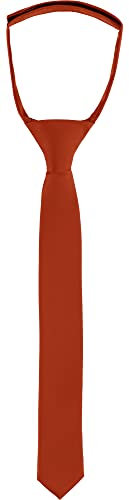Ladeheid Kinder Jungen Krawatte KJ (31cm x 4cm, Brickfarbe)