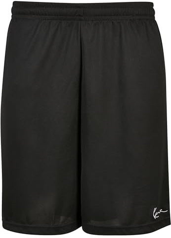 Karl Kani Herren KM-PS021-001-01 Small Signature Mesh Shorts Black, XS