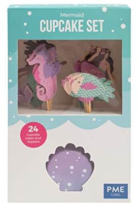 PME Cupcake Set - Mermaid, Set of 24