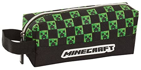 Minecraft Trousse à Crayons Adultes Enfants Grande capacité Creeper Accessoire de Jeu Gamer Trousse de Toilette