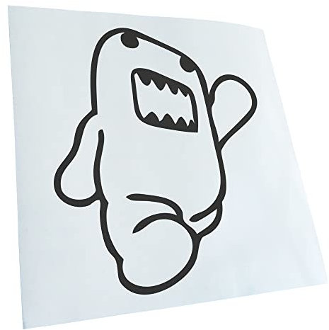 - Autoaufkleber - Domo Kun laufend Aufkleber für Auto, Laptop, Fahrrad, LKW, Motorrad mehrfarbig JDM Decal Racing
