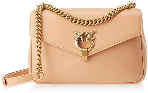 Pinko Damen Cupido Messenger Classic VITEL, C71Q_Tempesta Sabbia-Antique Gold
