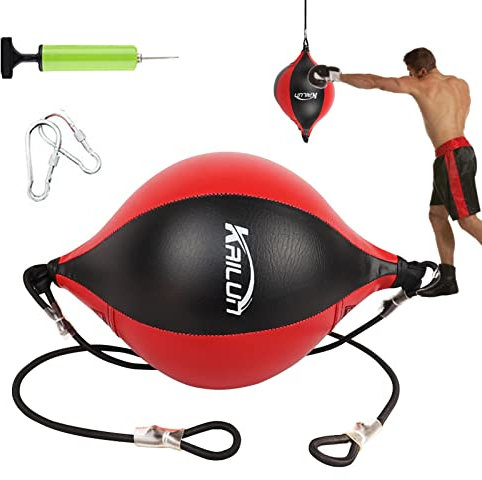Facynde Tür-Boxsack, Speed-Boxsack für die Tür, Tragbarer, Verstellbarer Reflexbeutel-Boxen, für Verschiedene Trainingsmethoden, Muay-Thai-Präzisionstraining