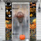 Halloween Tür Banner, Trick or Treat Veranda Schild Banner, Schwarz Kürbis Vogelscheuche Türdeko Hänge Banner, Halloween Türbanner Deko für Zuhause Outdoor Garten Willkommen Halloween Party Dekoration