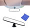 Car Interior Rear View Mirror for Driving Test, Instructor and Inspection - Adhesive Suction Cup Mounting With Blue Wipe Towel (200 X 60mm)