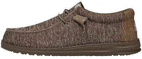 HEYDUDE Wally Sport Knit - Scarpe Uomo Slip-On - Mocassini, Tan, 37
