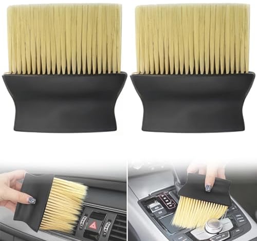 ZEACCT Brosse de Dépoussiérage Intérieur de Voiture, Brosse de Détail Ultra-Douce À Haute Densité, Brosse de Dépoussiérage pour Tableau de Bord de Voiture, Brosse de Détail À Poils Souples
