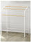 Porta asciugamani da terra Porta asciugamani da terra Porta coperte Porta asciugamani da terra in metallo a 3 livelli Porta asciugamani leggero Porta coperte con ripiano Porta asciugamani Scala per