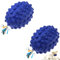 Babezdog 2 Pack Hund Kauspielzeug für Aggressive Kauer Große Rasse Ungiftig Naturkautschuk Squeaky Hundespielzeug Robuste Langlebige Welpen Zahnbürste Spielzeug, Blau