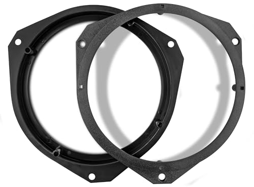 RED WOLF Speaker Rings Adaptor for Opel Fiat Alfa Romeo Citroen Peugeot Car Door Speaker Adapter Front Pack of 2 Speaker Adapters