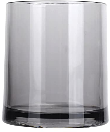 Copa De Vino Redonda De 300 Ml Con Fondo De Diamante(gris)