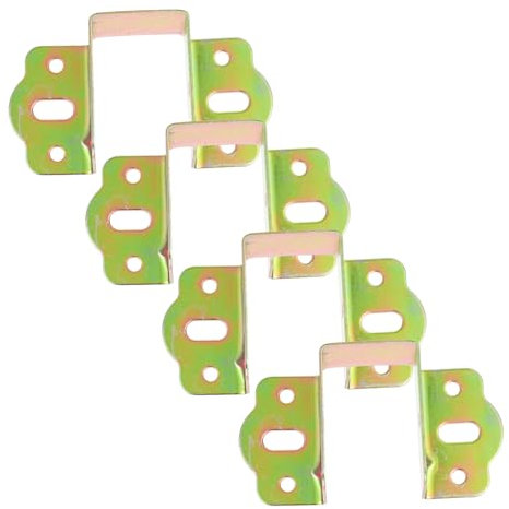 SEWOART Sicherheitsbettgitter Für Ältere Erwachsene 4-teilige Bettgitterbefestigungen Robuste Metallkonstruktion Für Lange Lebensdauer