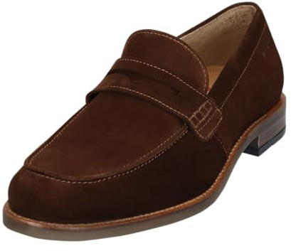 bugatti Herren Schnürstiefel, Männer Stiefel Kaltfutter,Chukka Boots,schnürung,Boots,Winterstiefel,Winterschuhe,Dark Brown (6100),45 EU/EU UK