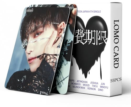 Siebzehn Lomo Karten 55 Stück siebzehn Alben - Fotokarten - 17 x 17 x 17 cm - Fotokarten-Set - Kpop Postkarte Geschenk Merchandise