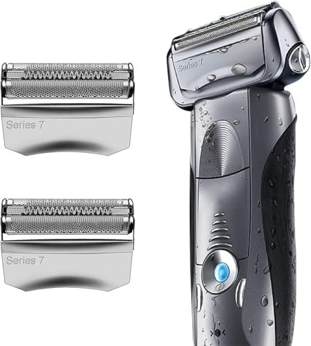Series 7 70S Ersatz-Scherkopf, Kompatibel mit Braun Series 7 Rasierern 720, 730, 735s, 750 cc, 760, 790 und 795 Rasierfolie (2 Stück)