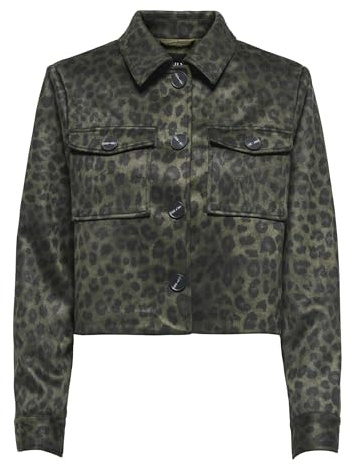 ONLY Damen Onlmoon AOP Fauxsuede Jacket Cs OTW