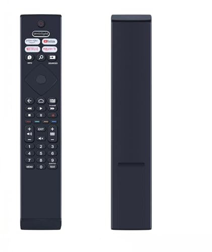 MOVHEIYL BRC0984501 Télécommande de rechange pour téléviseur Philips Ambilight LCD LED Smart TV 7900 série BRC0984501/01, 398GR10BEPHN0041HR, 43PUS7906/12, 50PUS7956/12, 55PUS7906/12, 756/12, 75