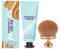 Correcteur de complexion pour le corps avec brosse de maquillage, perfecteur de couverture corporelle, fond de teint CC crème longue durée, imperméable, anti-cernes pour les jambes et le corps