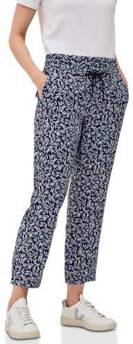 Cecil Gemusterte Loose Fit Hose