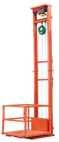Plataforma Elevadora Eléctrica, Montacargas De Pared, Montacargas Automatizados, Con Control Remoto, For Hogares, Almacenes Y Fábricas.(16.4 FT Lifting Height)