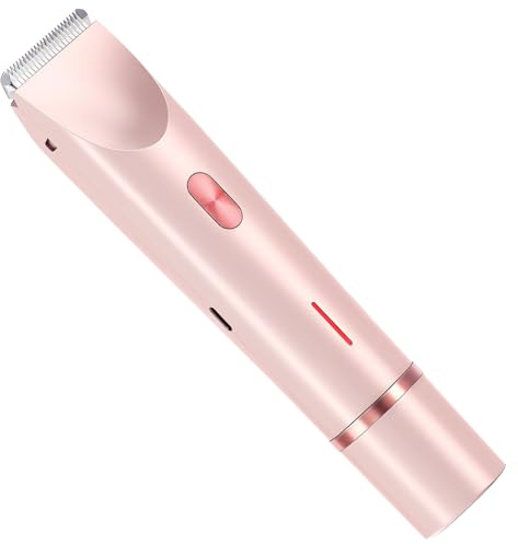 Generic Zwei-in-Eins-Elektrorasierer für Damen, wasserdichter Bikini & Körper, Dual-Kopf für schnelle & sichere Rasur, perfekt für empfindliche Haut, wiederaufladbar, reisebereit