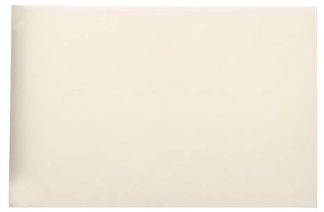 Lederschneideunterlage aus Kunststoff, 150x100mm, Weiß, Schnitt - und Stanzunterlage - Kratzfrei, Schalldämpfend, Ideal für Lederhandwerk und DIY