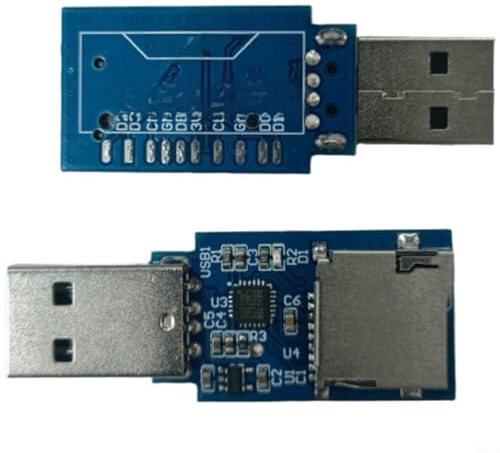 Sileduove RTS5170 Kartenleser, für Realtek Chip, unterstützt EMMC EMCP Boot, mit Treiberinstallation, für SD- und TF-Karten Datenübertragung (nicht Schweißen)