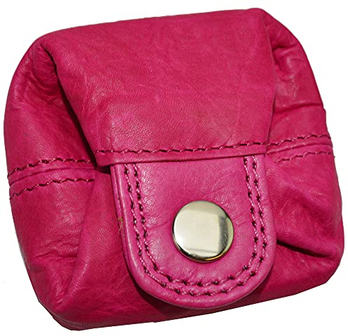 Praktische handliche kleine Mini Münzbörse Schüttelbörse Portemonnaie für Kleingeld/Kinder Geldbeutel (pink)