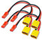4 Stück Premium Adapter XT30 Male Stecker auf JST BEC Female Buchse Plug 10cm Adapterkabel für Lipo Akku Batterie RC Modellbau