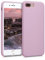 kwmobile Hülle kompatibel mit Apple iPhone 7 Plus/iPhone 8 Plus Hülle - Silikon Handy Case - Handyhülle weiche Oberfläche - kabelloses Laden - Mauve