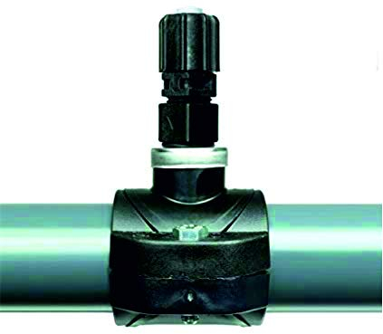 GT Dosierventil Impfventil Pool G1/2 - ideal für Chlor PH Flockung + Anbohrschelle incl. 50 mm Anbohrschelle (G1/2) Chlor, PH Korrektur +/-, Flockungsmittel