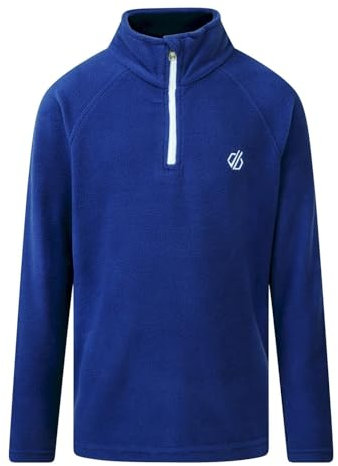 Dare 2b Freehand Half Length with Inner Zip And Chin Guard Fleece, Pile Uomo Bambino, Denim Scuro, 14 yr