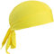 VIAUMBR Bandana Cap Unterm Radhelm Sommer Kopftücher Fahrrad Mütze Kopftuch Piraten Tücher Luftiger Stoff Für Schwimmen Joggen Laufen Wandern Berggehen Radfahren und Motorrad (Gelb)