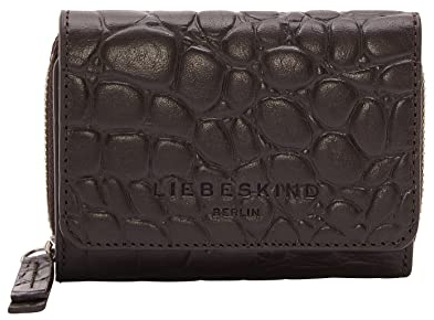 Liebeskind Berlin Croco Pablita Geldbörse, Medium (HxBxT 9cm x 11cm x 3cm), Cacao
