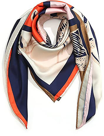 ANDANTINO Damen Medium (4 Schals, Pferd-orange