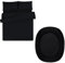 Aisbo Double Duvet Set with Sheet - Black 4 Pieces Microfiber Bedding Set for Double Bed, Includes Duvet Cover, Fitted Sheet and Pillowcases
