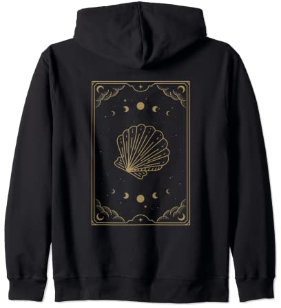 Coquille magique - Esthétique de carte de tarot sorcière Sweat à Capuche