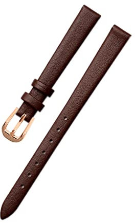 Juwaacoo Leder Uhrenarmband Damenarmband 6mm - 18mm Damenuhrenarmbänder Uhrenzubehör, 8mm