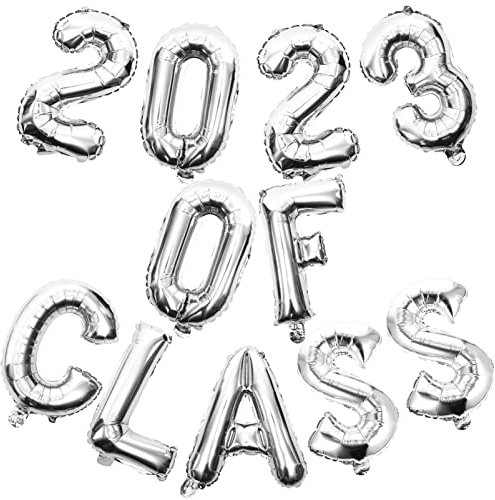 SEWACC 1 Satz 2023 2023 Aluminiumfolienballon Abschlussbriefballons 2023 Glückwunsch Luftballons Abitur Dekorationen 2023 Ballon Klasse 2023 Abschluss 2023 Gold Absolvent Abschlussball