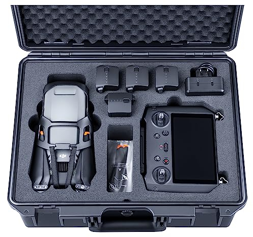 Lykus Titan M350 Wasserdicht Tasche Koffer Case für DJI Mavic 3 Pro/Classic, RC Pro und DJI RC gleichzeitig, Unterstützung RC Gurt [NUR Koffer]