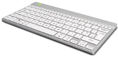 R-Go Tools Compact Break Ergonomic Keyboard, QWERTY (UK), RGOCOUKWLWH